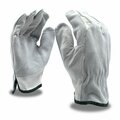 Cordova Driver, Cowhide, Split/Grain, Double Palm Gloves, S, 12PK 8261S